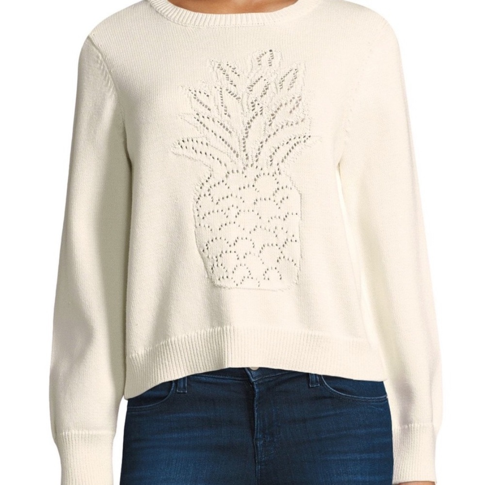 NWOT Joie Pineapple Sweater in Cream